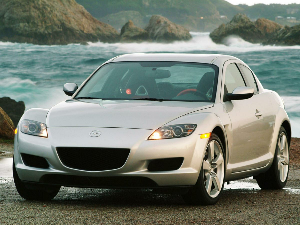 Sunlight Silver Metallic 2004 Mazda RX-8 Coupe 6-Speed Manual Overdrive