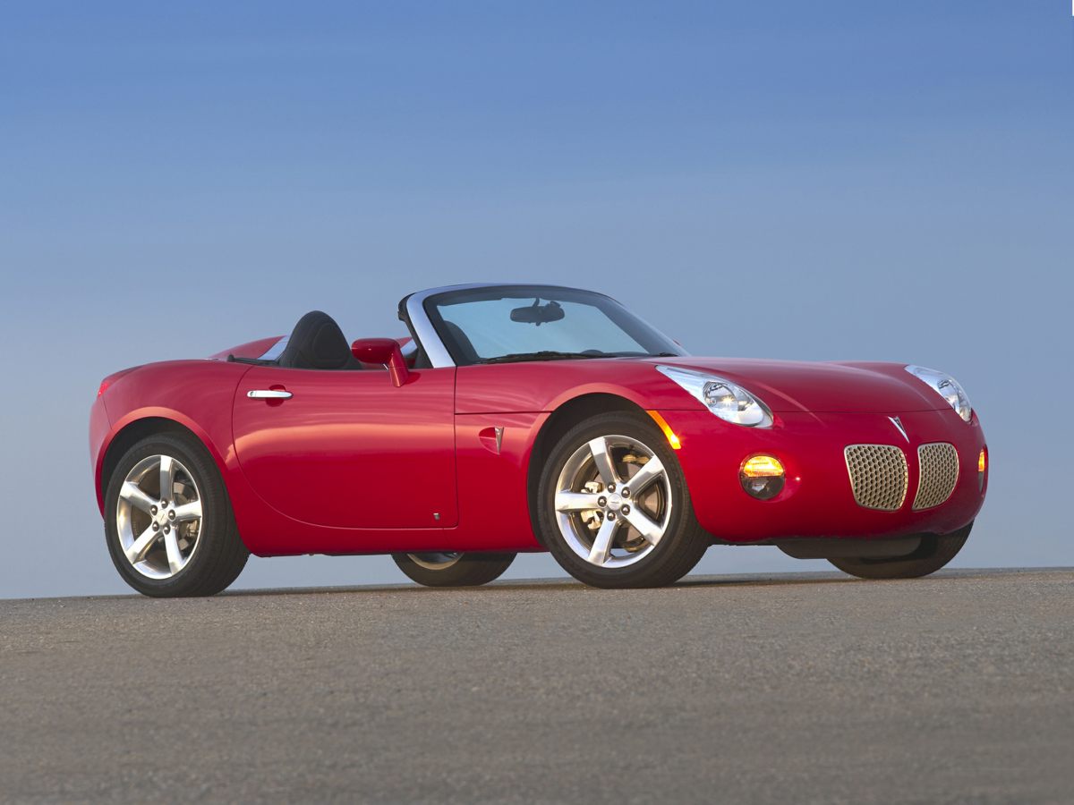 Aggressive (Victory Red) 2008 Pontiac Solstice Base Convertible Rear-Wheel Drive 5-Speed Manual