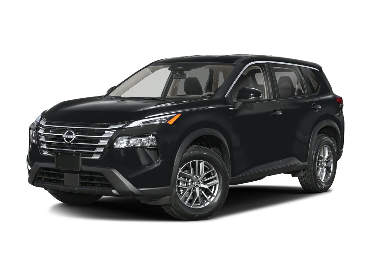 Super Black 2025 Nissan Rogue SV AWD SUV / Crossover All-Wheel Drive Continuously Variable Transmission