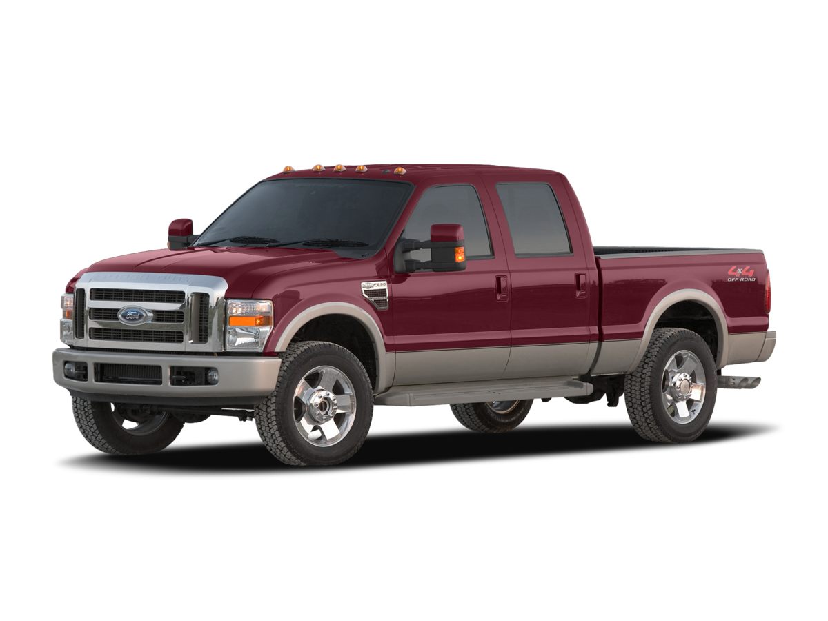 White 2008 Ford F-250 Super Duty Pickup Truck