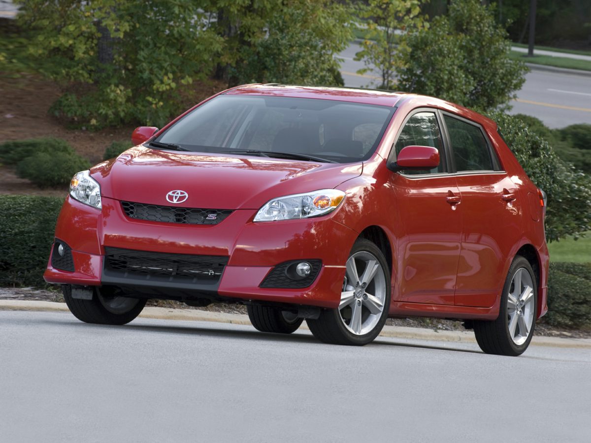Red 2010 Toyota Matrix Base Hatchback Front-Wheel Drive