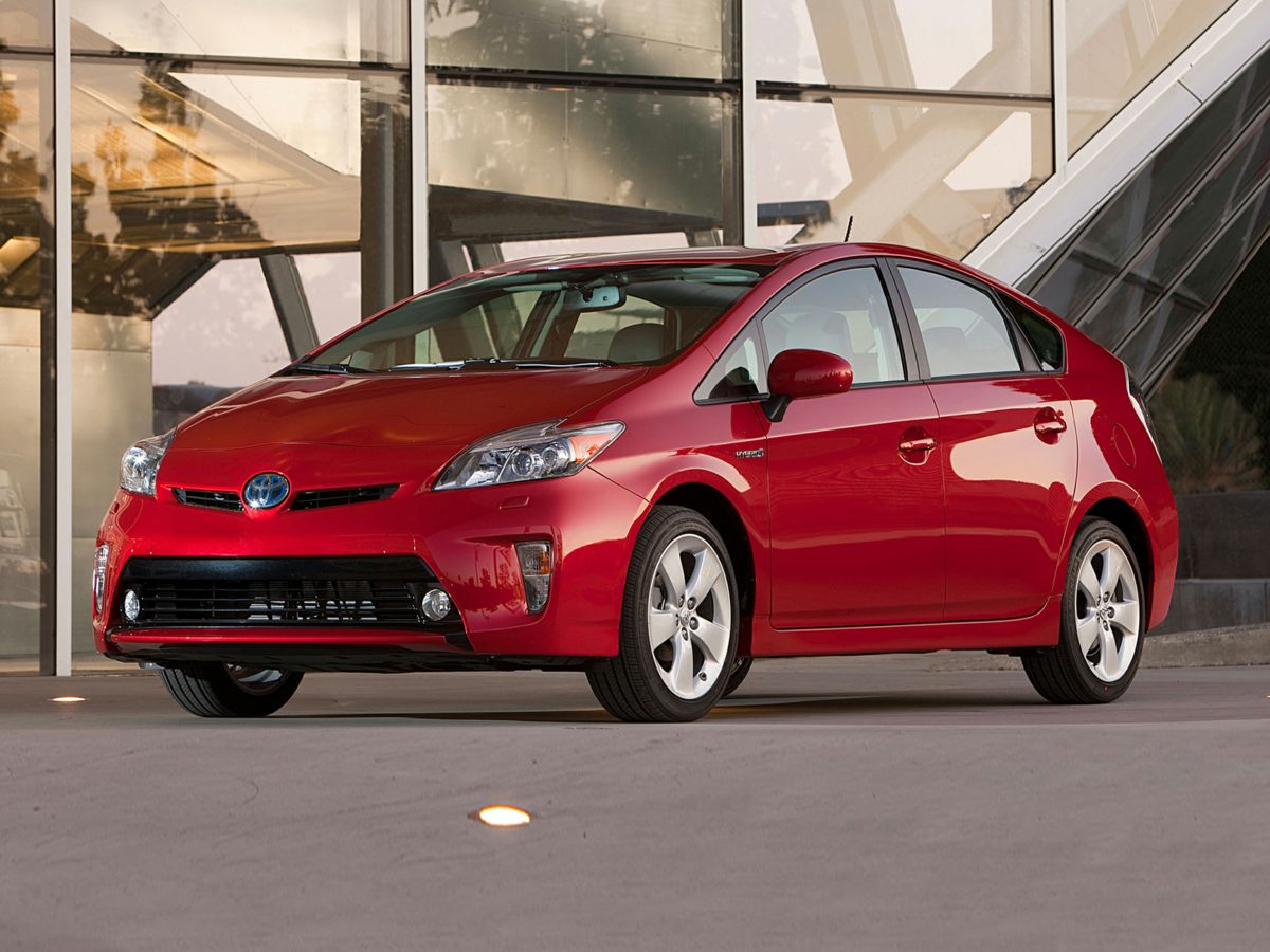 Barcelona Red Metallic 2015 Toyota Prius Three Hatchback Front-Wheel Drive Continuously Variable Transmission