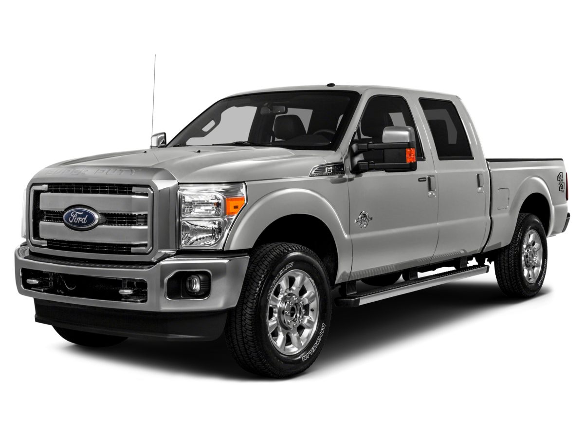 Ingot Silver 2014 Ford F-250 Super Duty Platinum Crew Cab 4WD Pickup Truck Four-Wheel Drive 6-Speed Automatic Overdrive