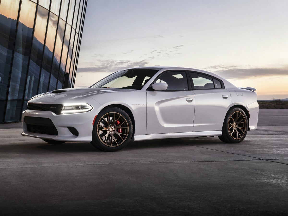 White Knuckle Clearcoat 2018 Dodge Charger SRT Hellcat RWD Sedan Rear-Wheel Drive 8-Speed Automatic