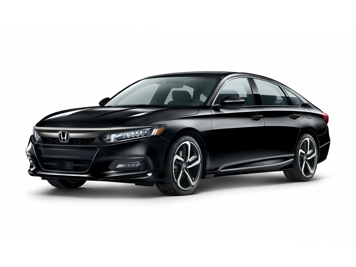 White 2018 Honda Accord 2.0T Sport FWD Sedan Front-Wheel Drive Automatic