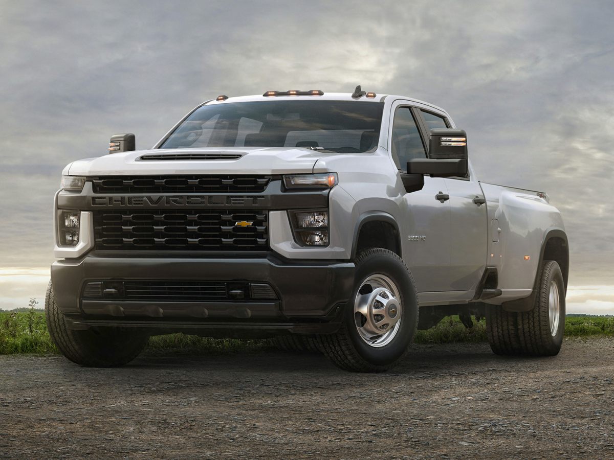 Summit White 2022 Chevrolet Silverado 3500HD LT Crew Cab 4WD Pickup Truck Four-Wheel Drive Automatic