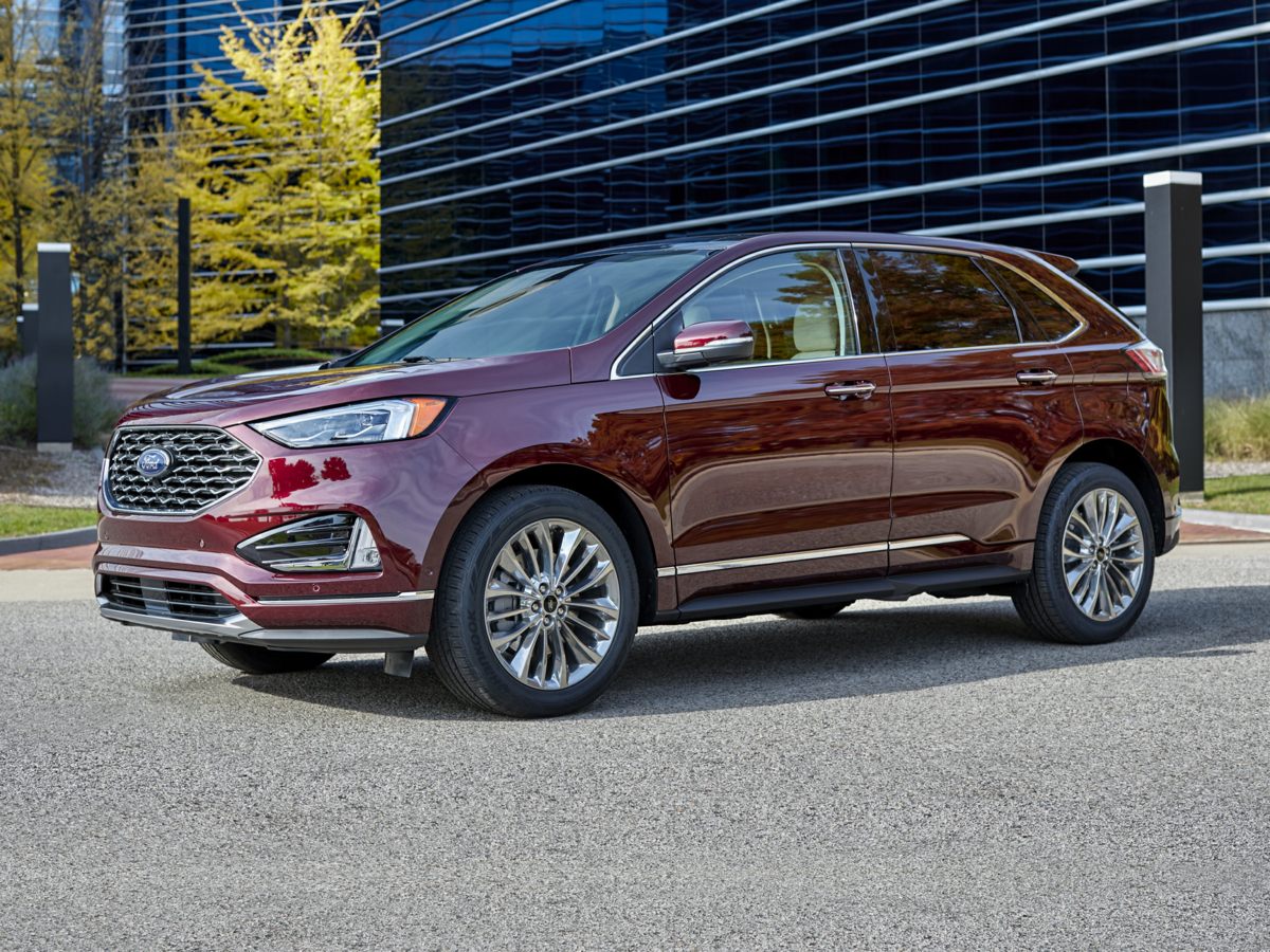 Carbonized Gray Metallic 2022 Ford Edge ST AWD SUV / Crossover All-Wheel Drive 7-Speed Automatic