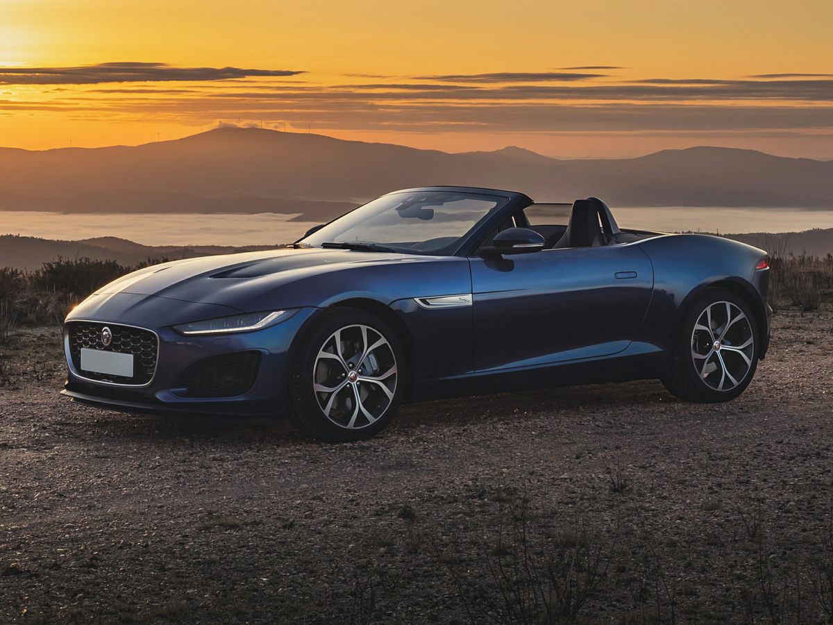 Blue 2023 Jaguar F-TYPE P450 R-Dynamic Convertible AWD Convertible All-Wheel Drive 8-Speed Automatic