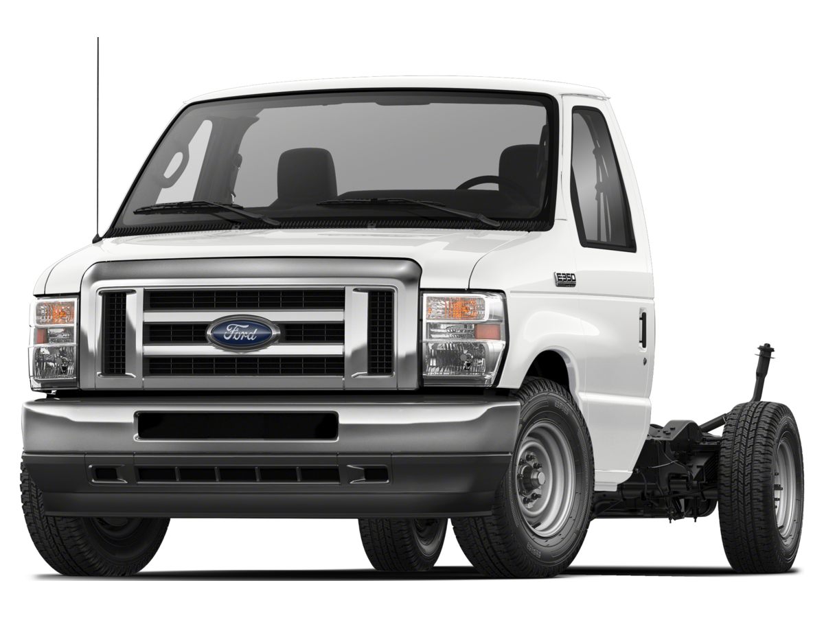 Oxford White 2024 Ford E-Series Chassis E-350 SD Cutaway SB RWD Pickup Truck Rear-Wheel Drive 6-Speed Automatic Overdrive