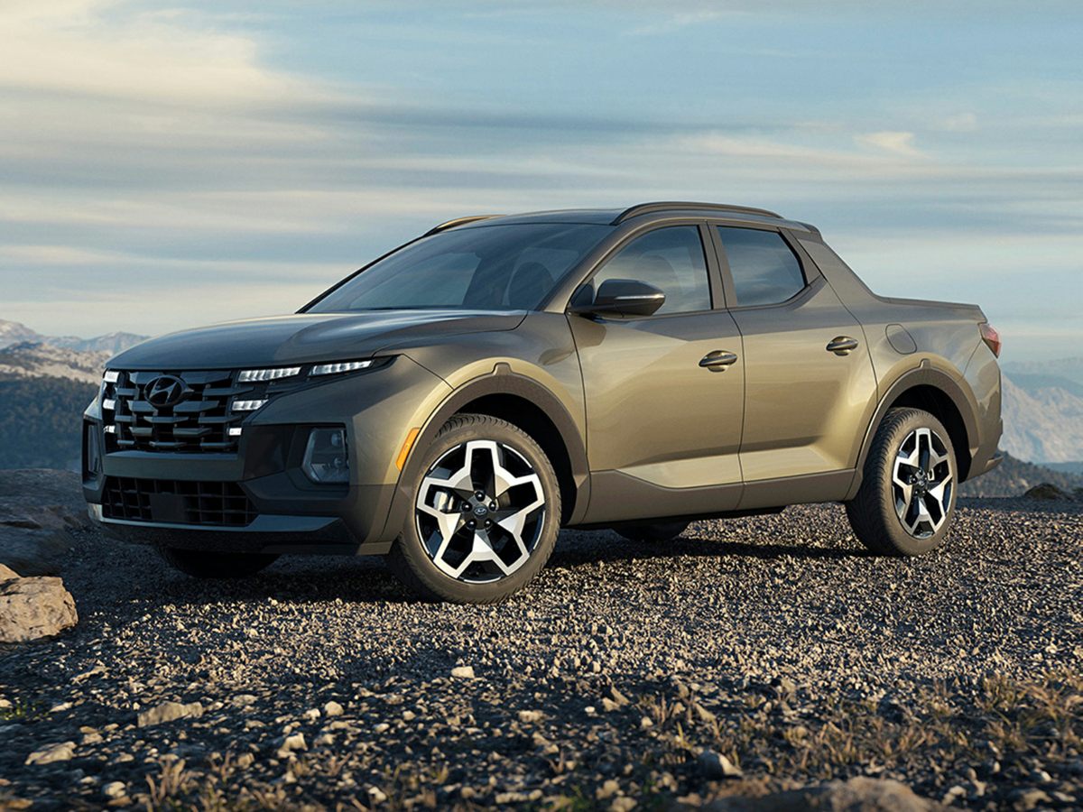 Black 2022 Hyundai Santa Cruz SEL Crew Cab AWD Pickup Truck All-Wheel Drive 8-Speed Automatic