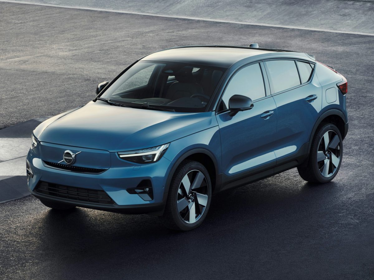 Blue 2023 Volvo C40 Recharge Twin Plus eAWD SUV / Crossover All-Wheel Drive 1-Speed Automatic