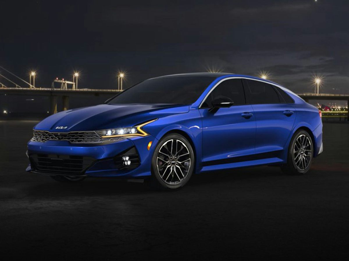 Passion Red 2023 Kia K5 LXS FWD Sedan Front-Wheel Drive 8-Speed Automatic