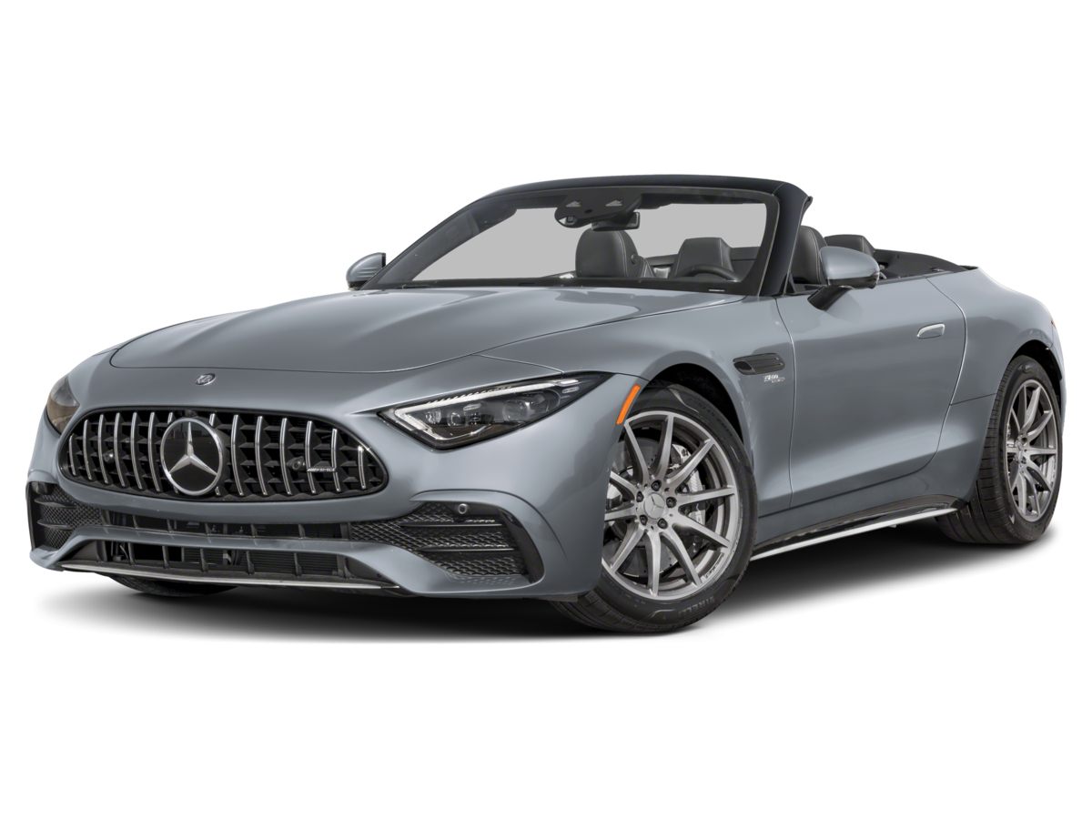 MANUFAKTUR Moonlight White Metallic 2026 Mercedes-Benz SL-Class AMG SL 43 RWD Convertible Rear-Wheel Drive 9-Speed Automatic