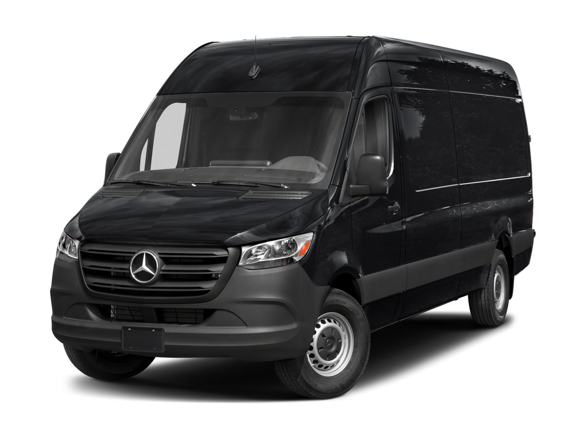 White 2023 Mercedes-Benz Sprinter Cargo 2500 170 High Roof RWD Van Rear-Wheel Drive 9-Speed Automatic