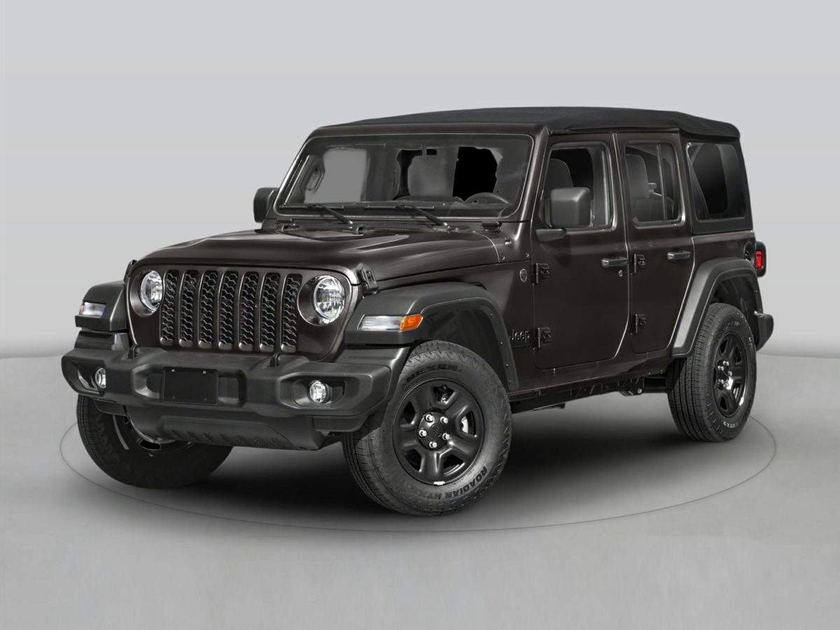 Black Clearcoat 2025 Jeep Wrangler Sahara 4-Door 4WD SUV / Crossover Four-Wheel Drive 8-Speed Automatic