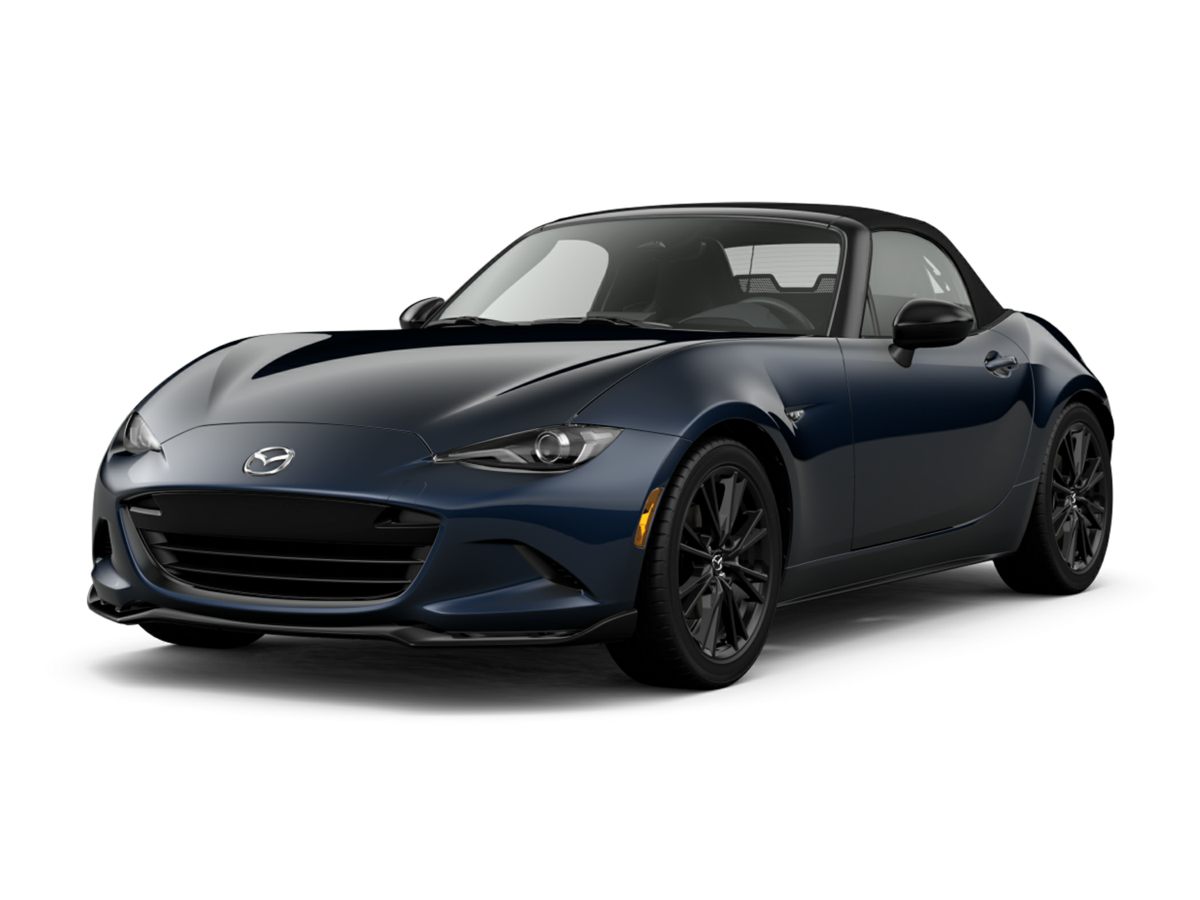 Deep Crystal Blue Mica 2026 Mazda MX-5 Miata Club RWD Convertible Rear-Wheel Drive 6-Speed Manual