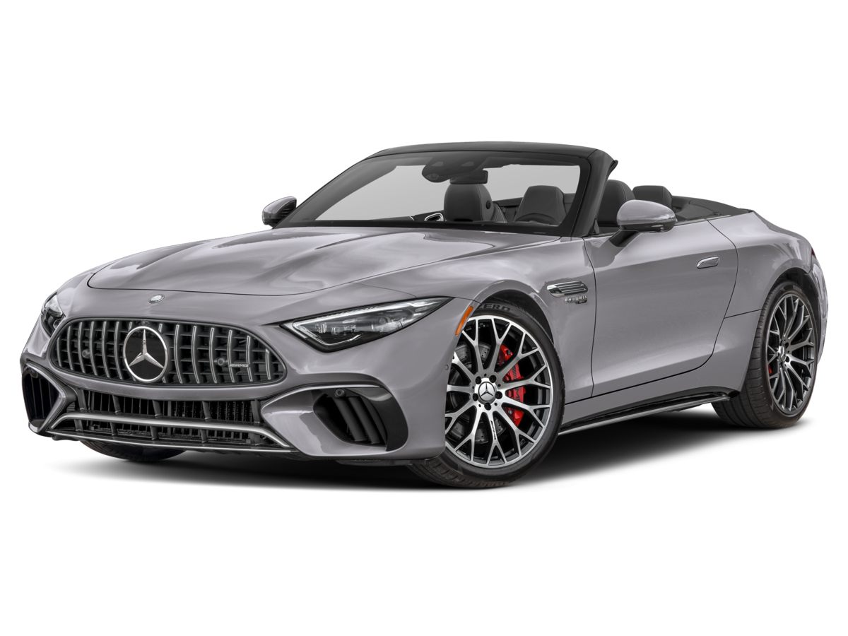 Obsidian Black Metallic 2026 Mercedes-Benz SL-Class AMG SL 55 4MATIC Convertible All-Wheel Drive 9-Speed Automatic