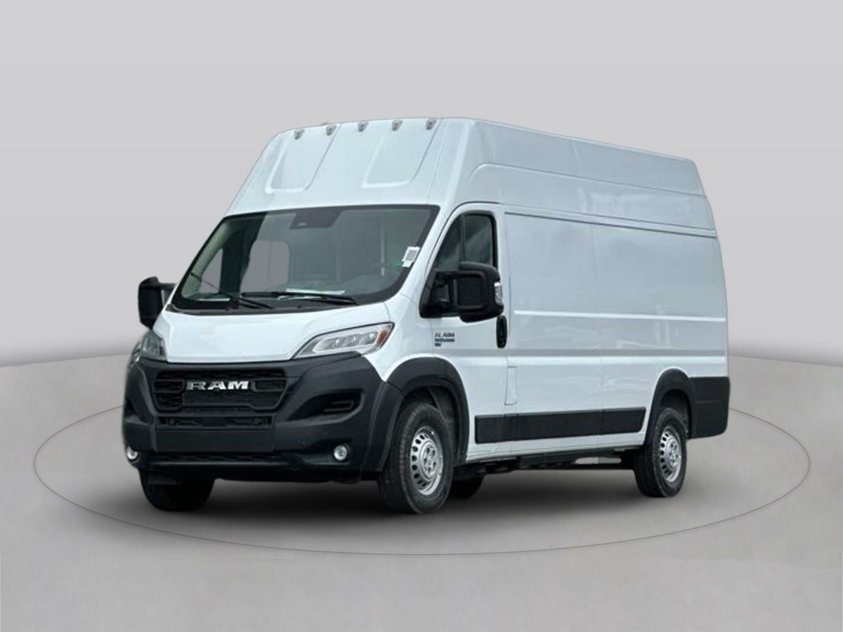 Blue 2024 RAM ProMaster EV Delivery 159 Super High Roof Step Van FWD Van Front-Wheel Drive 1-Speed Automatic