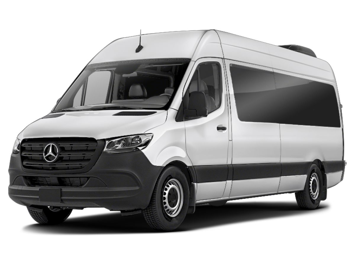 White 2025 Mercedes-Benz Sprinter 2500 170 High Roof Passenger Van RWD Van Rear-Wheel Drive 9-Speed Automatic