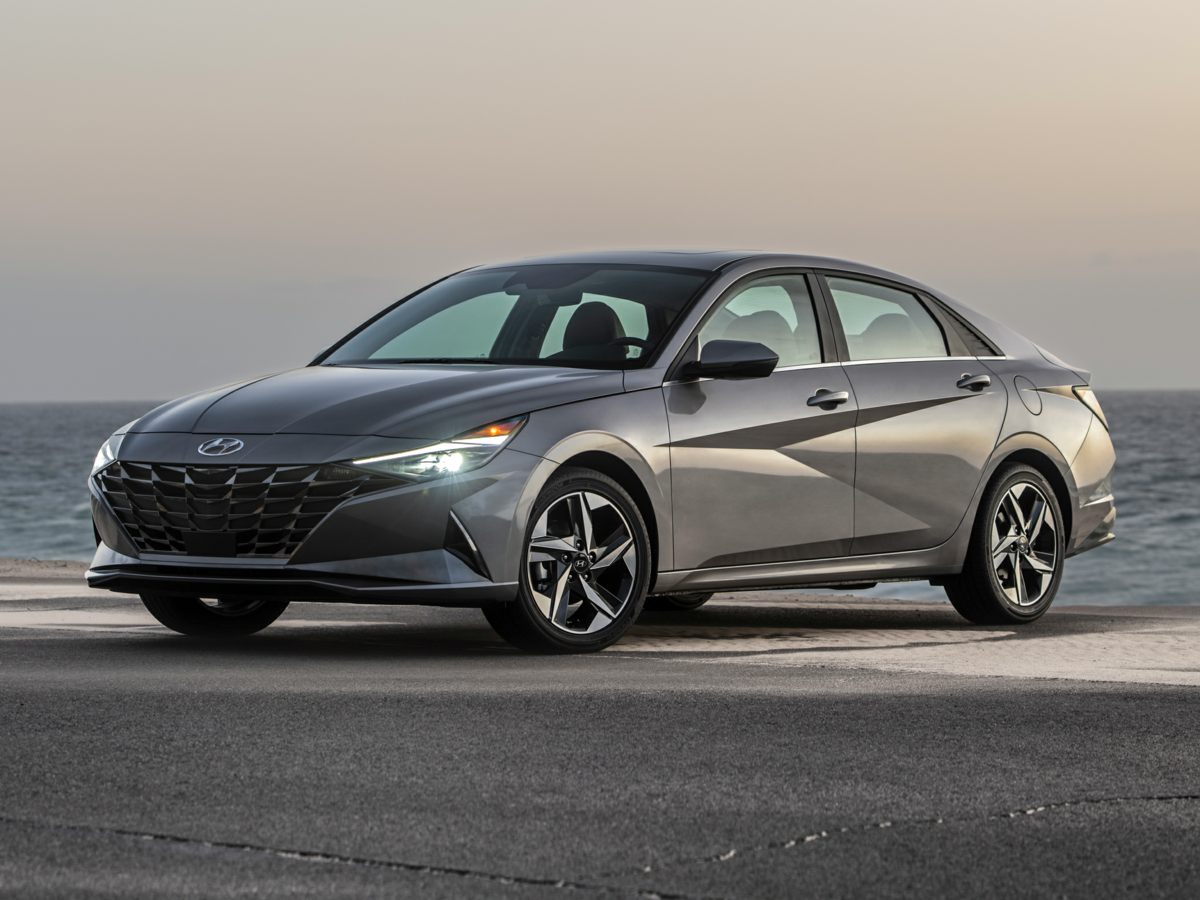 New 2023 Hyundai ELANTRA HYBRID Blue 4D Sedan in St. Louis H0471P