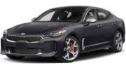 Front side view of the Kia Stinger