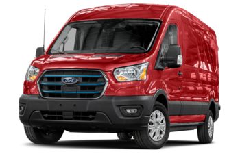 2022 Ford E-Transit-350 Cargo - Race Red