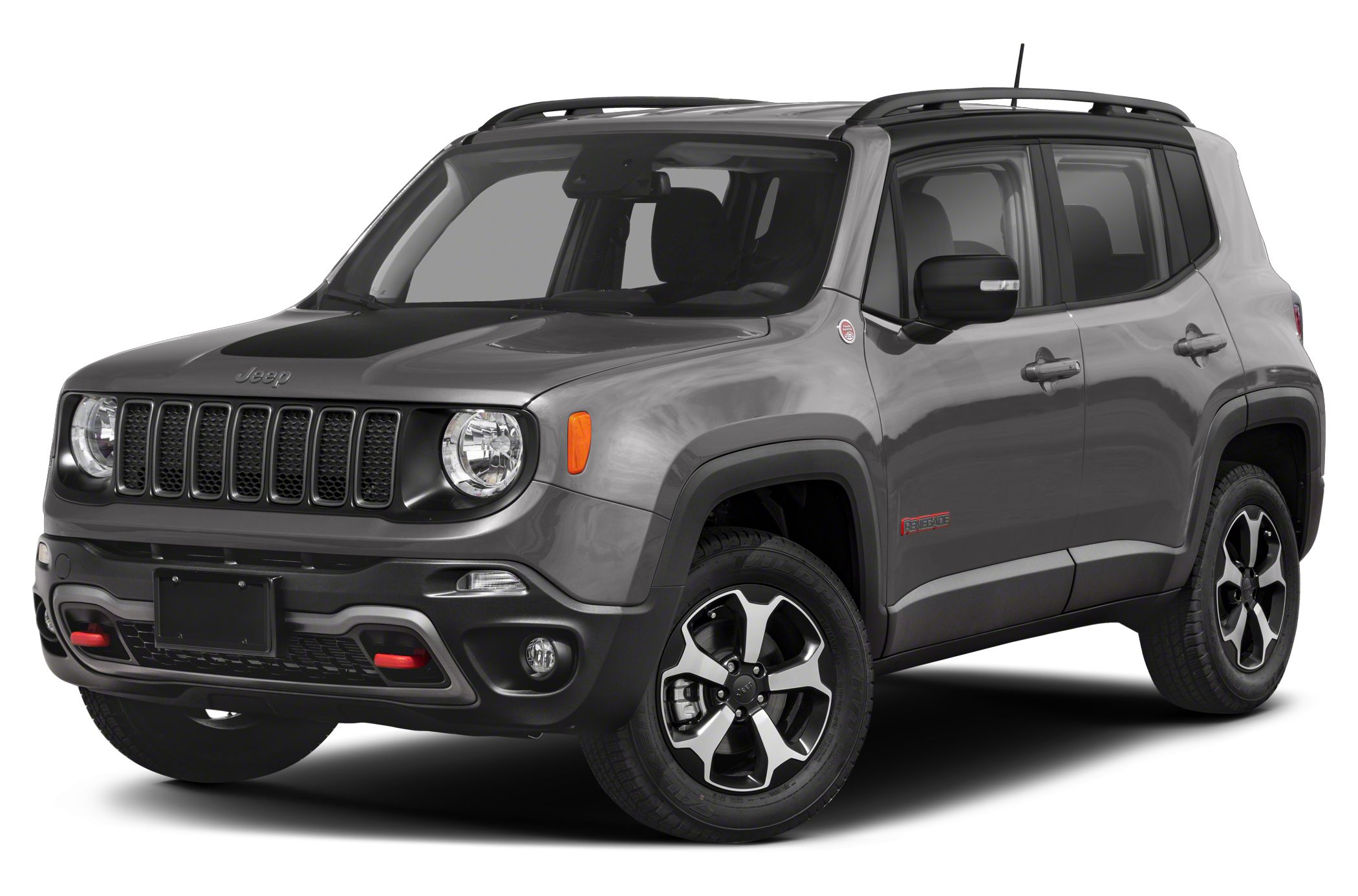 Front side view of Jeep Renegade