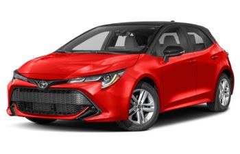 2022 Toyota Corolla Hatchback - Finish Line Red w/Black Roof