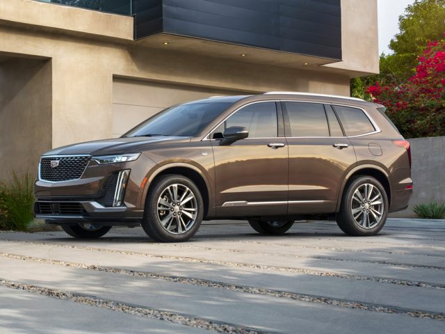 Exterior of the 2023 Cadillac XT6 SUV parked in a driveway